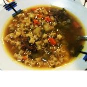 Sopa de legumes com macarrão