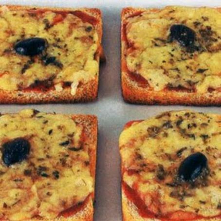 Pizza de Pão de Forma