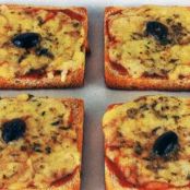 Pizza de Pão de Forma