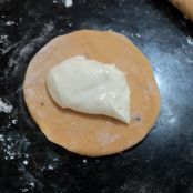 Pastel de tomate recheado com creme de queijo - Etapa 3