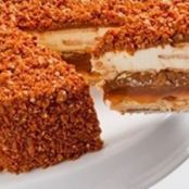 Torta Crocante de Doce de Leite