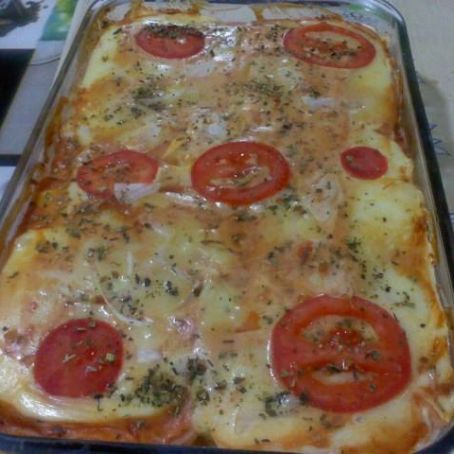 Bauru de forno com pão de forma