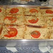 Lanche de pão de forma