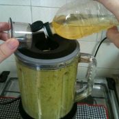 Maionese de leite caseira - Etapa 1