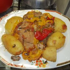 Carne de Porco com Batatas, a moda Alemã.