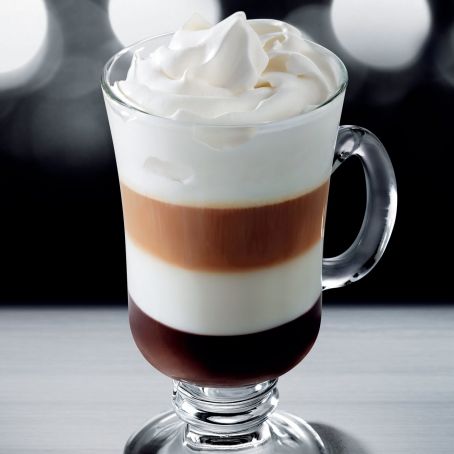 batida gelada de menta e chocolate