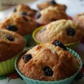 Muffins de Baunilha e Noz - Moscada com Arandos