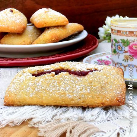 Bolachas de Aveia Recheadas de Morango