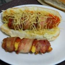 Molho de cachorro quente com bacon