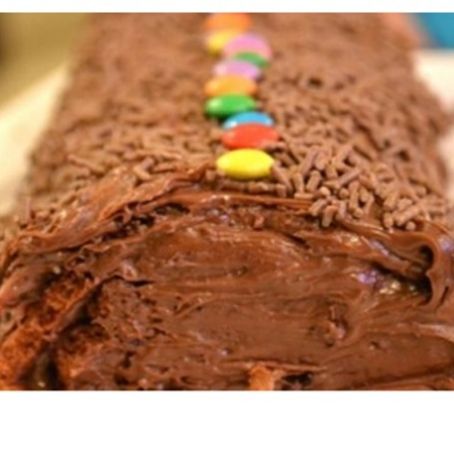 Rocambole de Chocolate – sem farinha