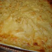 Macarrão de Forno com molho branco