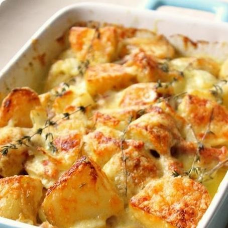 Batata Gratinada com Bacon