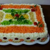 Torta Salgada com seleta de legumes 