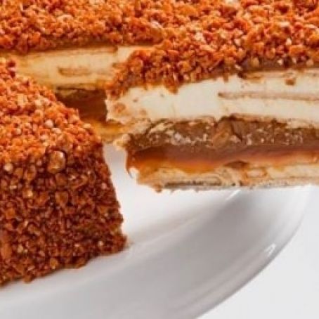 Torta Crocante de Doce de Leite