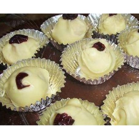 Trufas de Uva-passa ao Rum