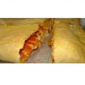 Pizza enrolada de forno