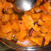 doce de mamão em pedaços