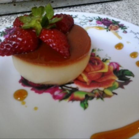 Pudim de Leite Condensado com coco