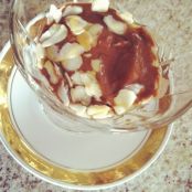 Sorvete de banana e cacau