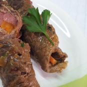 Bife à rolê na panela de pressão