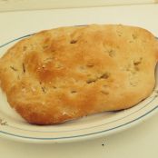 Focaccia com alecrim