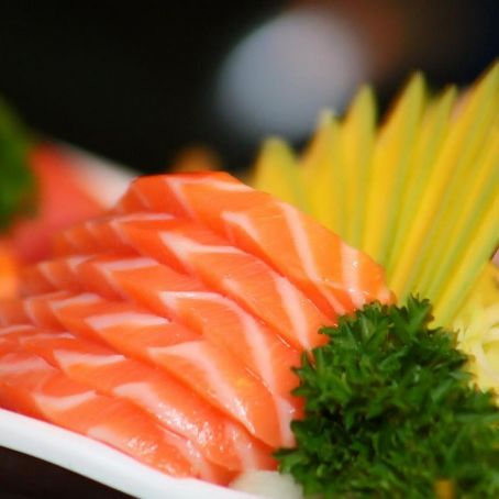 Sashimi de salmão