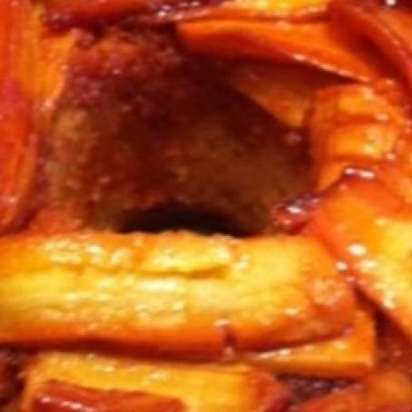 Bolo de Banana Caramelada fofinho