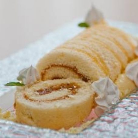 Rocambole prático de doce de leite