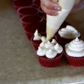 Cupcake veludo vermelho - red velvet - Etapa 3
