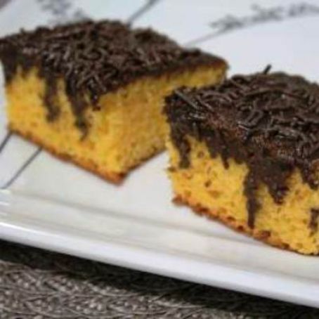 Bolo de cenoura fofo