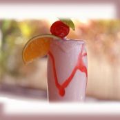 Coquetel de morango sem Álcool