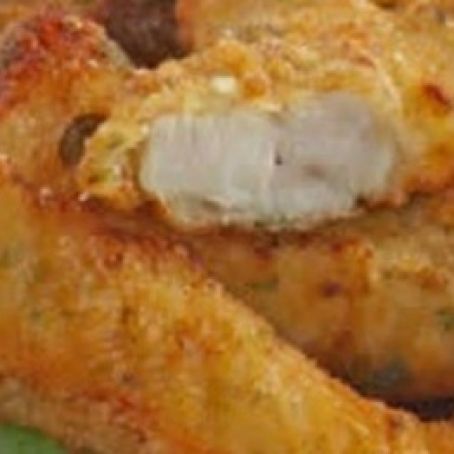 Isca de peito de frango com patê de alho