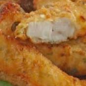 Isca de peito de frango com patê de alho