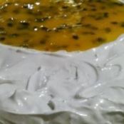 Bolo mousse de maracujá