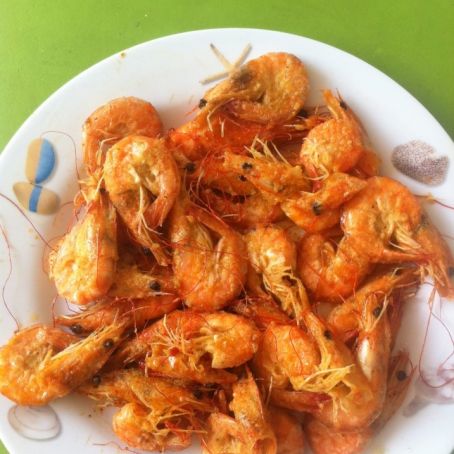 Camarão de quiosque