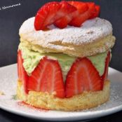 Fraisier de pistache