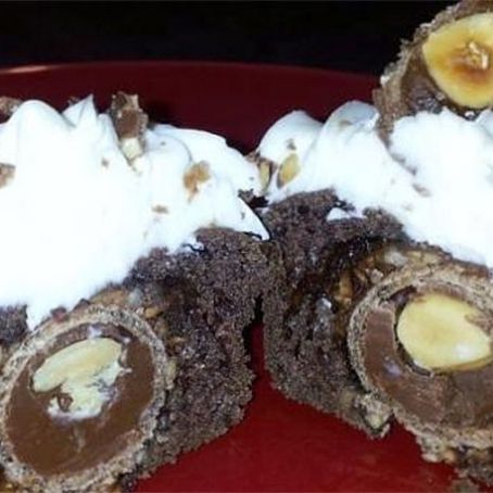 Cupcake de Ferrero Rocher