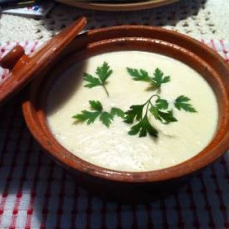 Sopa de couve-flor cremosa
