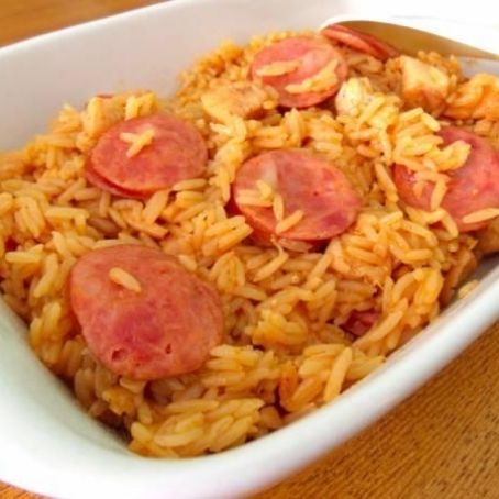 Arroz rápido na panela de pressão