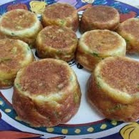 Bolinho de alface ao forno
