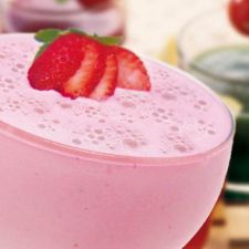 Mousse de Whey Protein de Morango