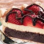 Cheesecake de Morango com Chocolate