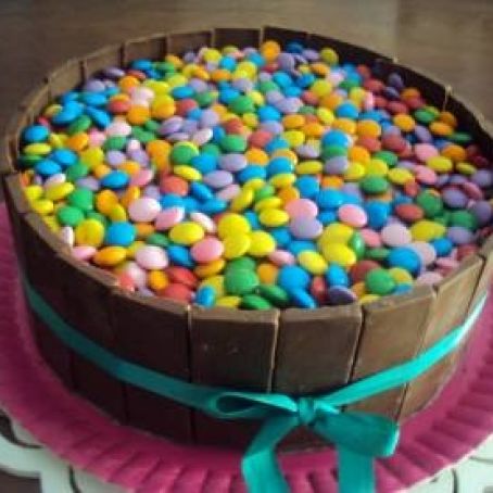 Bolo barril de confete