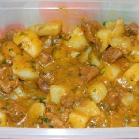 Carne de panela com batata