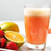 Suco de Laranja com Morango