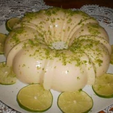 Flan de Limão