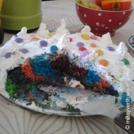 Bolo Arco-Iris