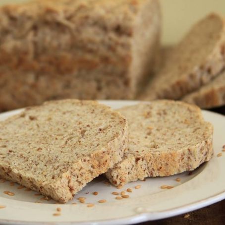 Pão de Linhaça Dourada sem Glúten