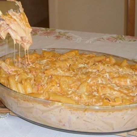 Macarrão com requeijão