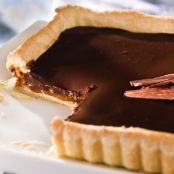 Torta de Caramelo e Chocolate